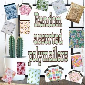 50 6x9 Random assorted designer polymailers